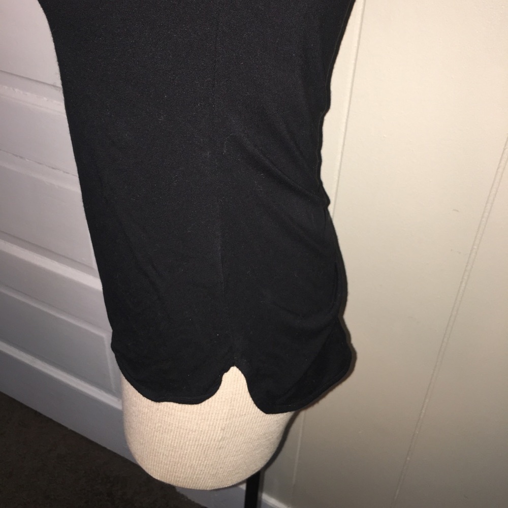 The Limited Ribbon Trim Black Tank Top Camo XS - Picture 3 of 4